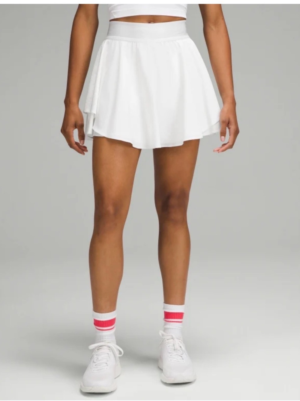 Lululemon White Court Rival High-Rise Skirt Size 8